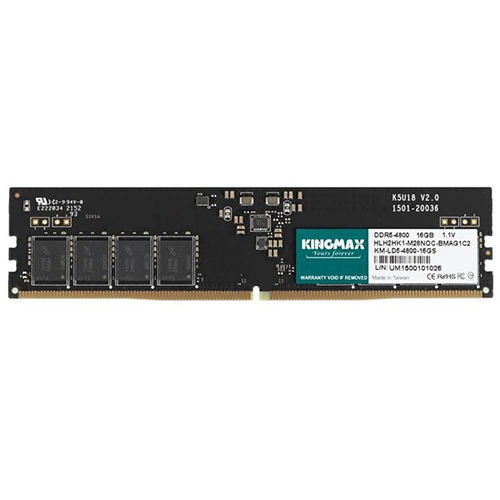 رم کامپیوتر کینگ مکس مدل KINGMAX 16GB 4800MHz CL40 DDR5