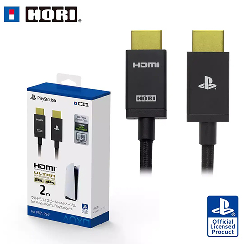 کابل HDMI مدل HORI سایز 2 متری برای PlayStation 5