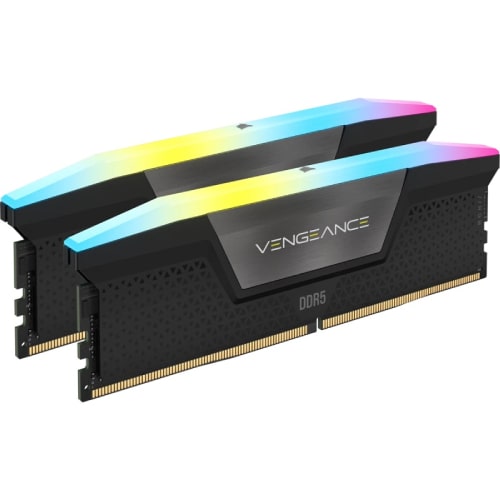 رم کامپیوتر CORSAIR VENGEANCE RGB DDR5 64GB(2x32GB) 5200 CL40