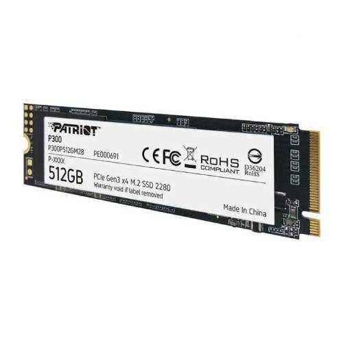 اس اس دی اینترنال پاتریوت مدل PATRIOT P300 M2 ظرفیت 512 گیگابایت