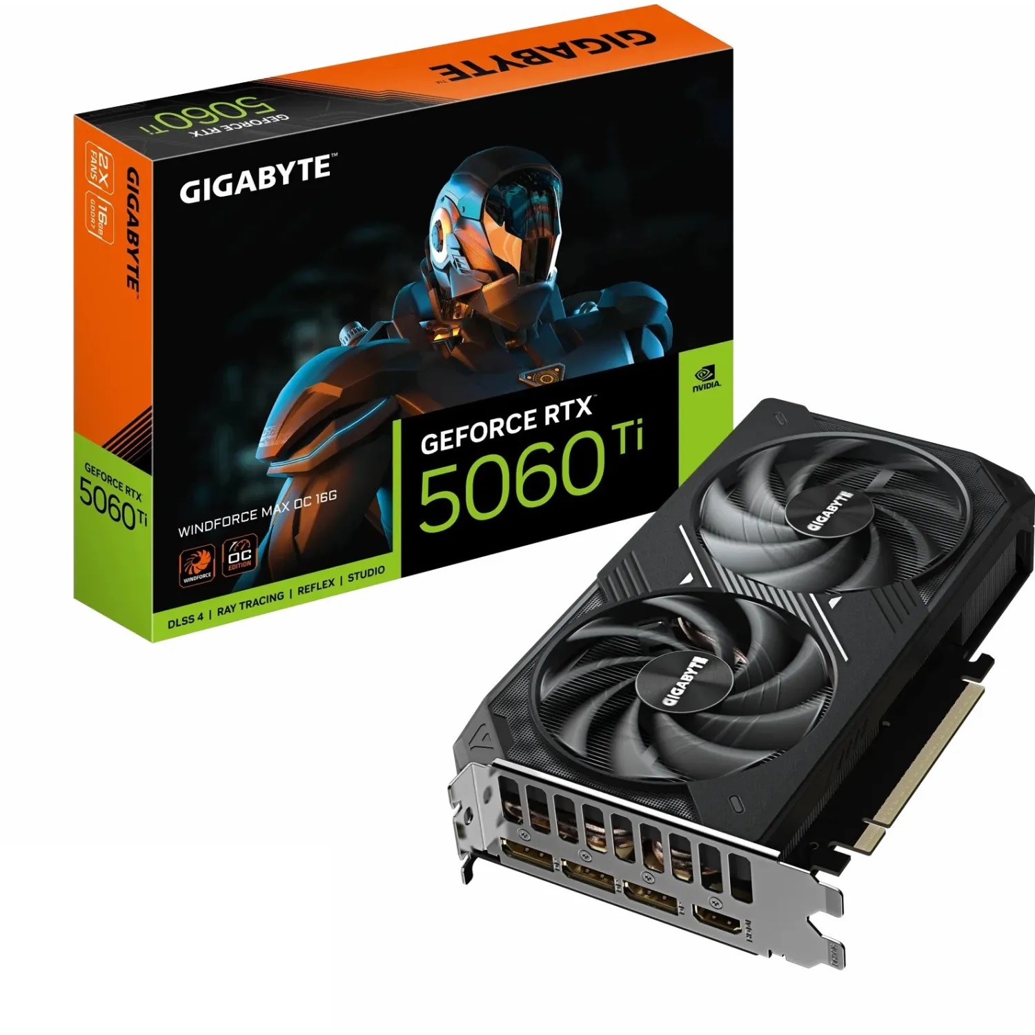 کارت گرافیک گیگابایت مدل GIGABYTE RTX 5060 Ti Windforce MAX OC 16GB