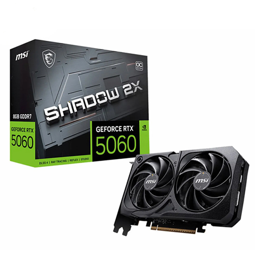 کارت گرافیک ام اس آی مدل MSI  RTX 5060 8G Shadow 2X OC